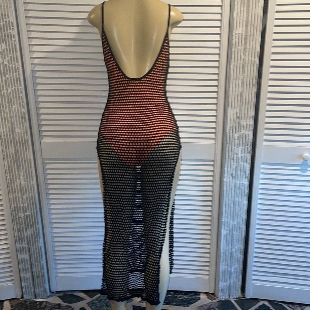 Fashion Nova Metropolis Fishnet Dress size M - Picture 2 of 6